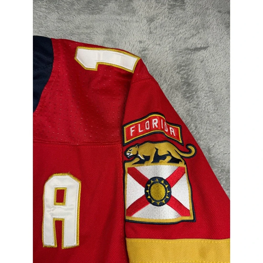 Adidas Florida Panthers #16 Aleksander Barkov Jersey Mens 50 NHL Hockey